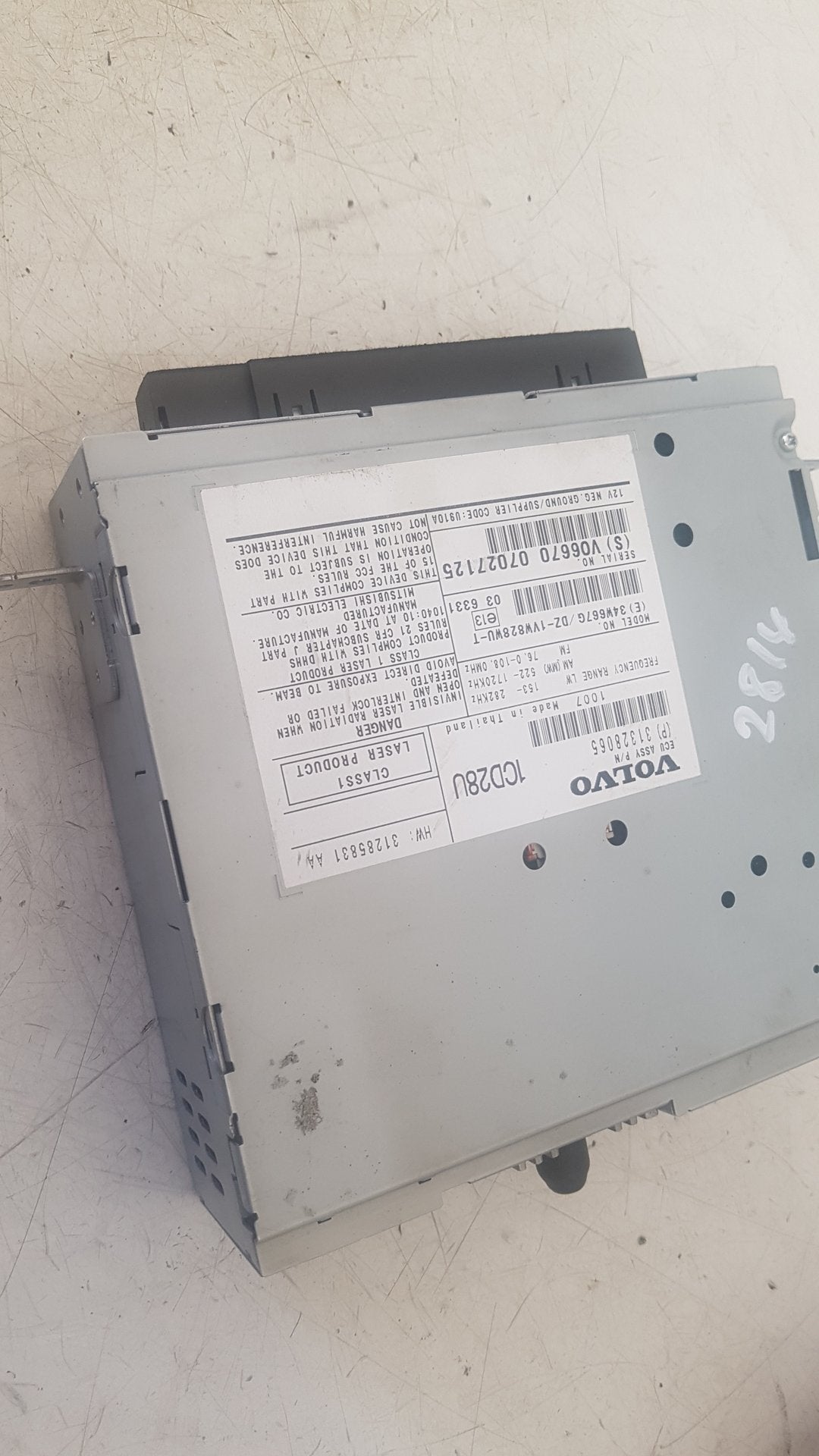 2006 - 2014 Volvo XC90 I 275 SUV CD Player 31328065