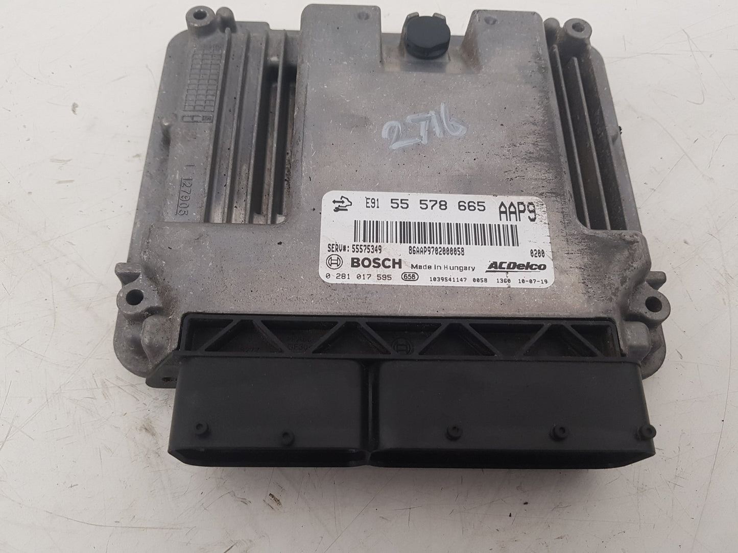 2010 - 2012 Saab 9-5  Saloon Engine ECU 55578665