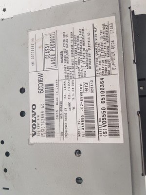 2007 - 2010 Volvo V50 545 Estate CD Player 30732669