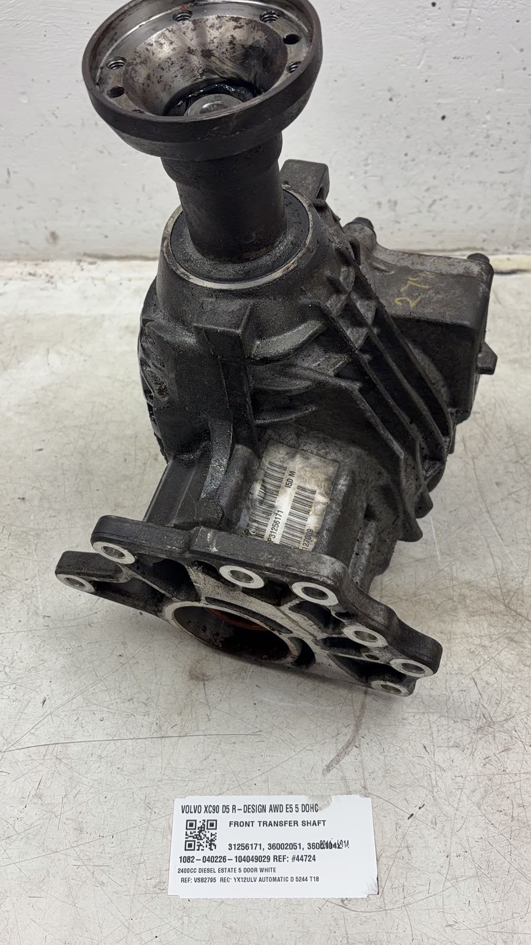2003 - 2014 Volvo XC90 I 275 Estate Front Differential Assembly 31256171
