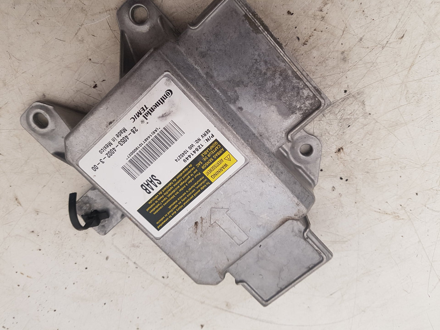 2010  9-3 Turbo Edition Tid E4 4 Dohc  Saloon Airbag Module 12841449