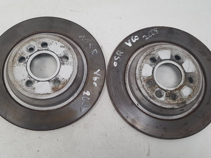 2010 - 2014 Volvo V60  Estate BRAKE DISCS (REAR PAIR) 31471746