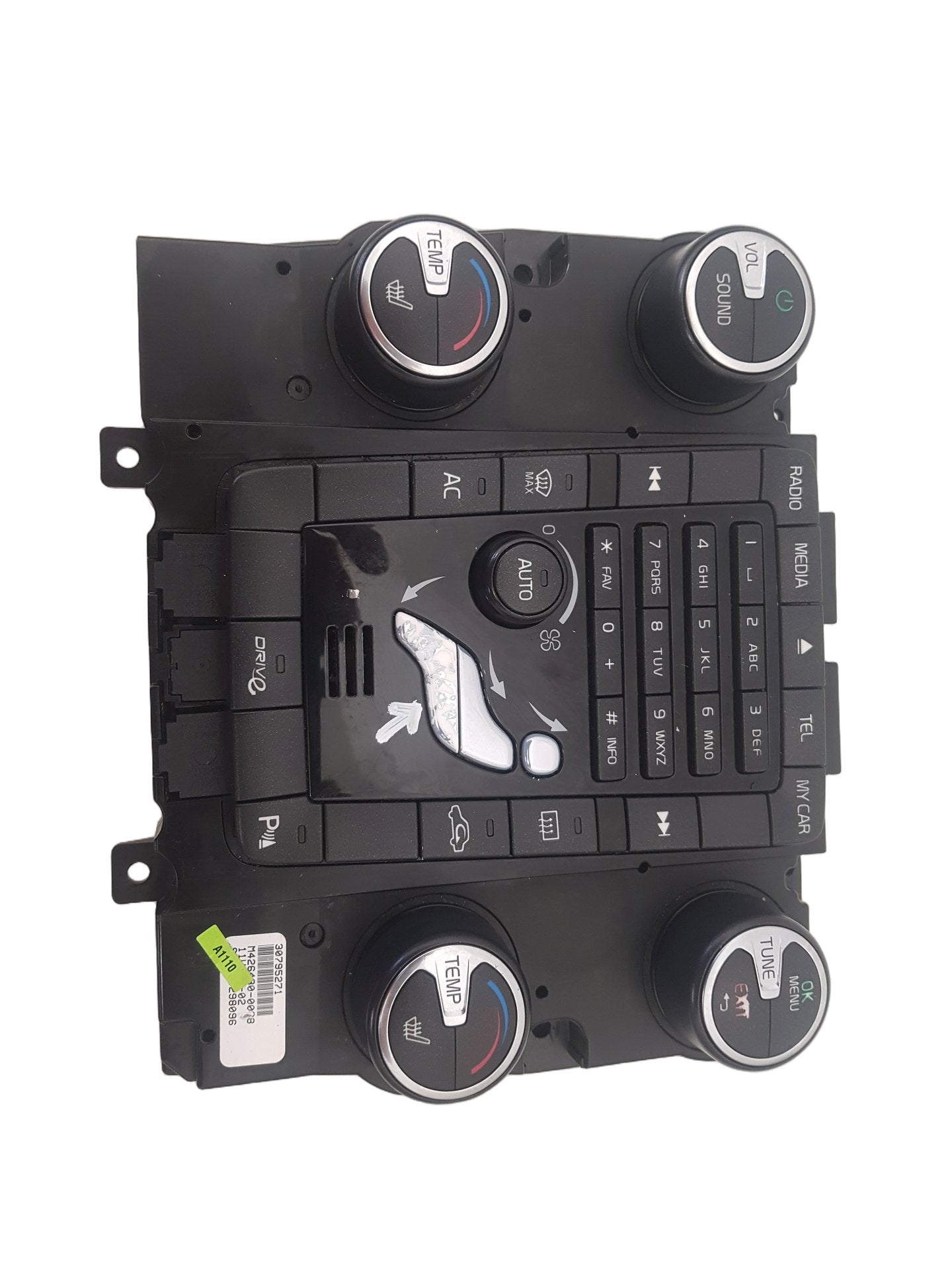 2010 - 2015 Volvo S80 II 124 Saloon DIGITAL HEATER CONTROL PANEL & STEREO 30795271