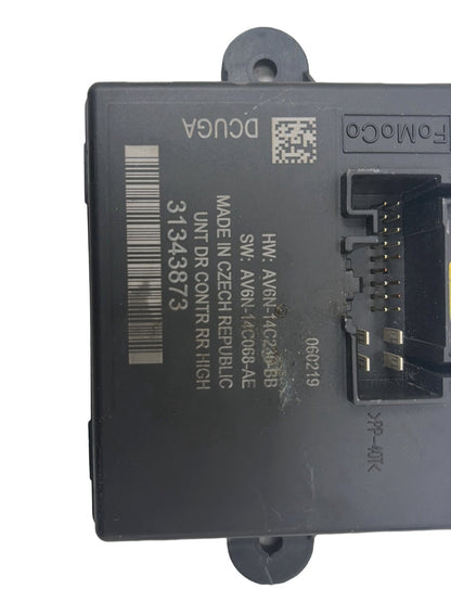2019 Volvo V40 Cross Country  Hatchback Right Rear Door Control Module 31343873
