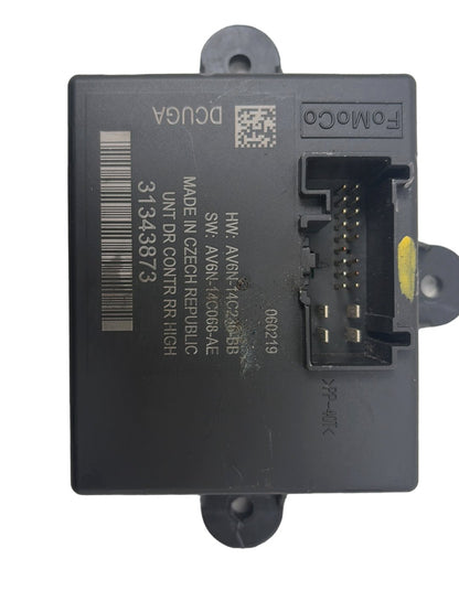 2019 Volvo V40 Cross Country  Hatchback Right Rear Door Control Module 31343873