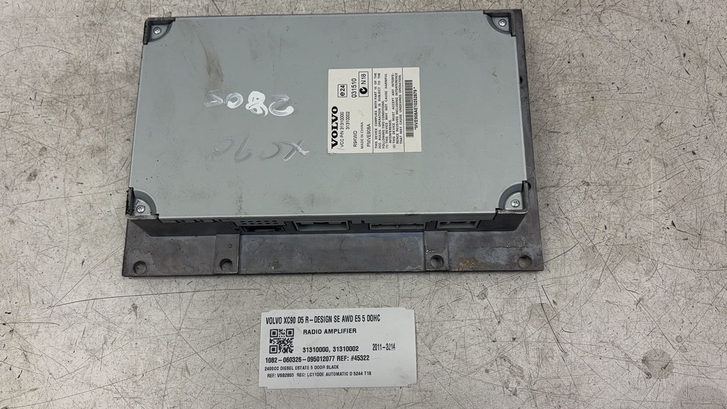 2007 - 2014 Volvo XC90  Estate Radio Amplifier 31310000