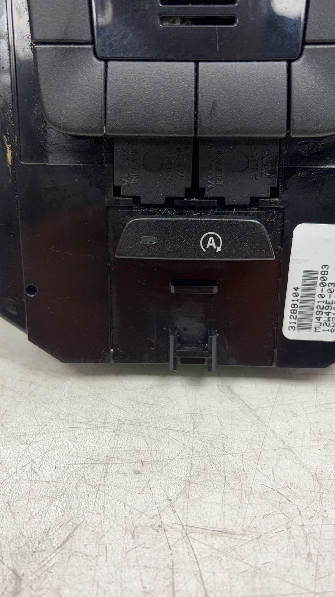 2013 - 2016 Volvo V40 III 525 Hatchback Heater Controls 31288104