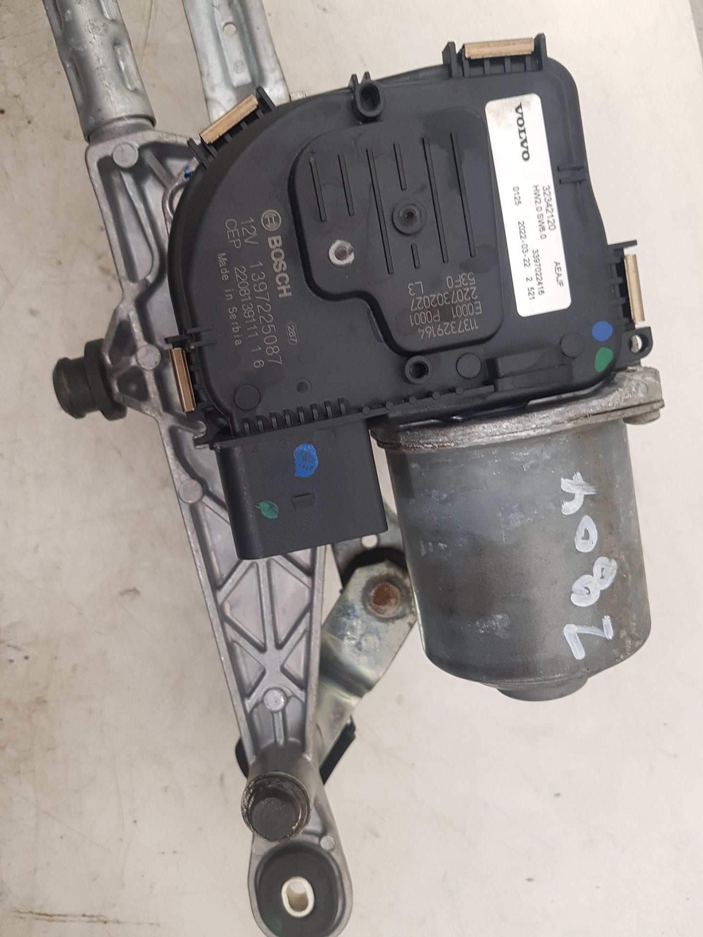 2017 - 2025 Volvo V90 235, 236 Estate WIPER LINKAGE AND MOTOR 32342120