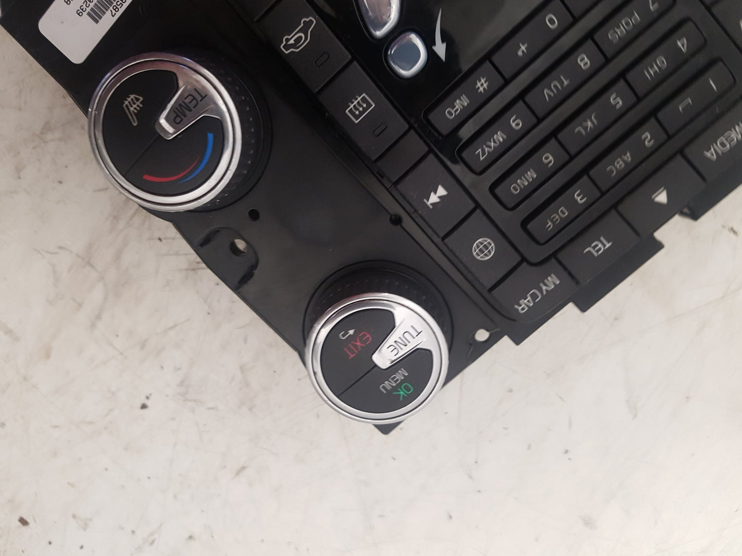 2015 Volvo S60  Saloon HEATER & RADIO CONTROL PANNEL 31398587
