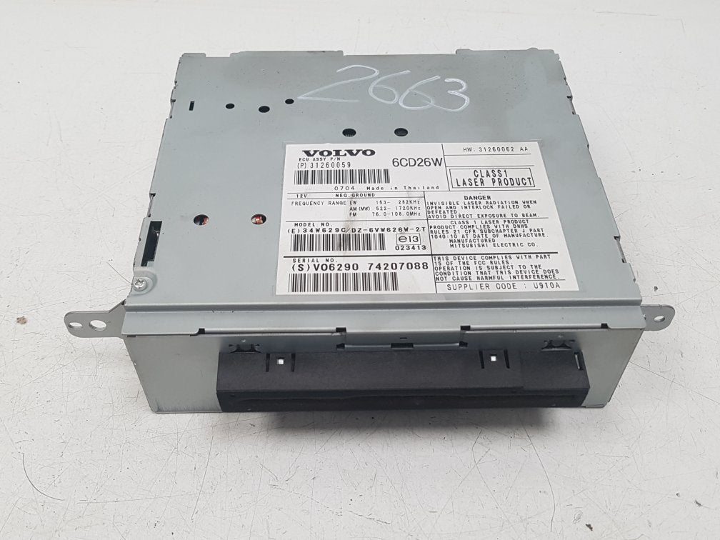 2007 Volvo XC90  Estate CD Player 31260059