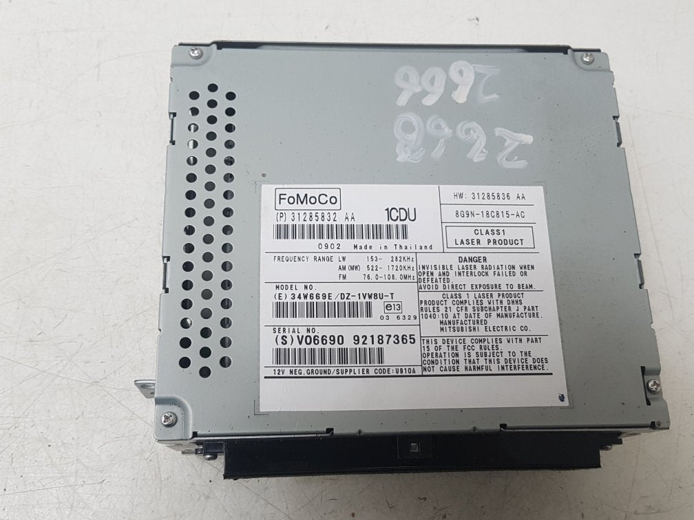 2007 - 2010 Volvo V70  Estate CD Player 31285832AA