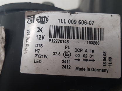 2008 Saab 9-3  Saloon Left Headlight 12770145