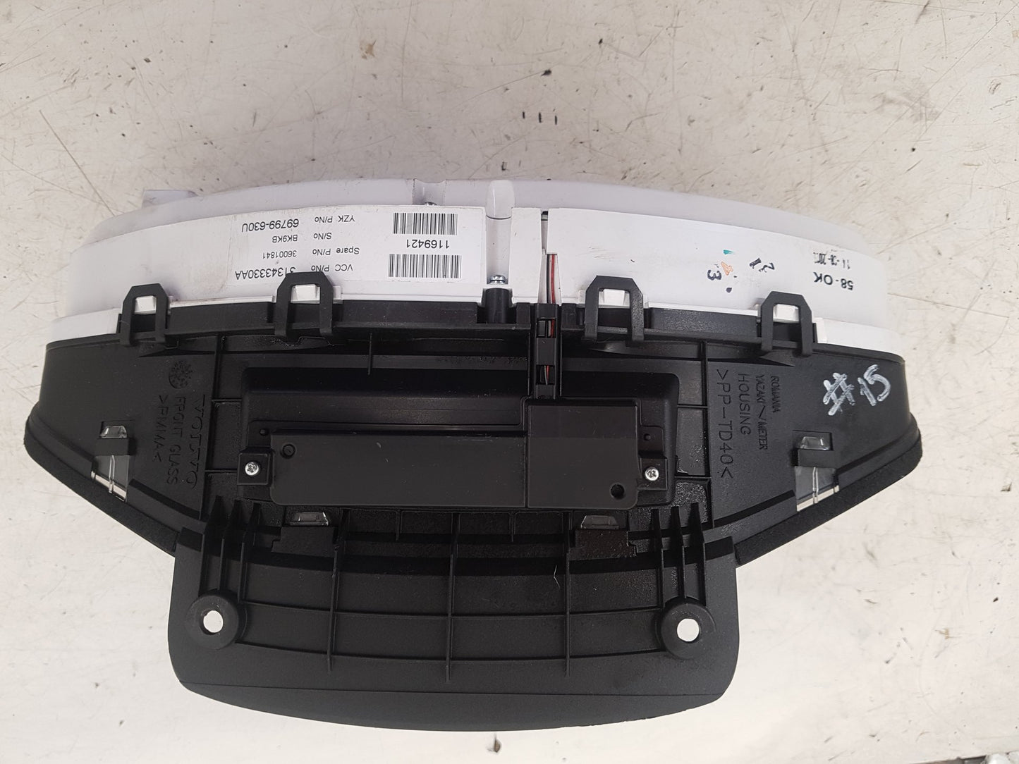 2006 - 2013 Volvo C70 II 542 Convertible Instrument Cluster 31268056