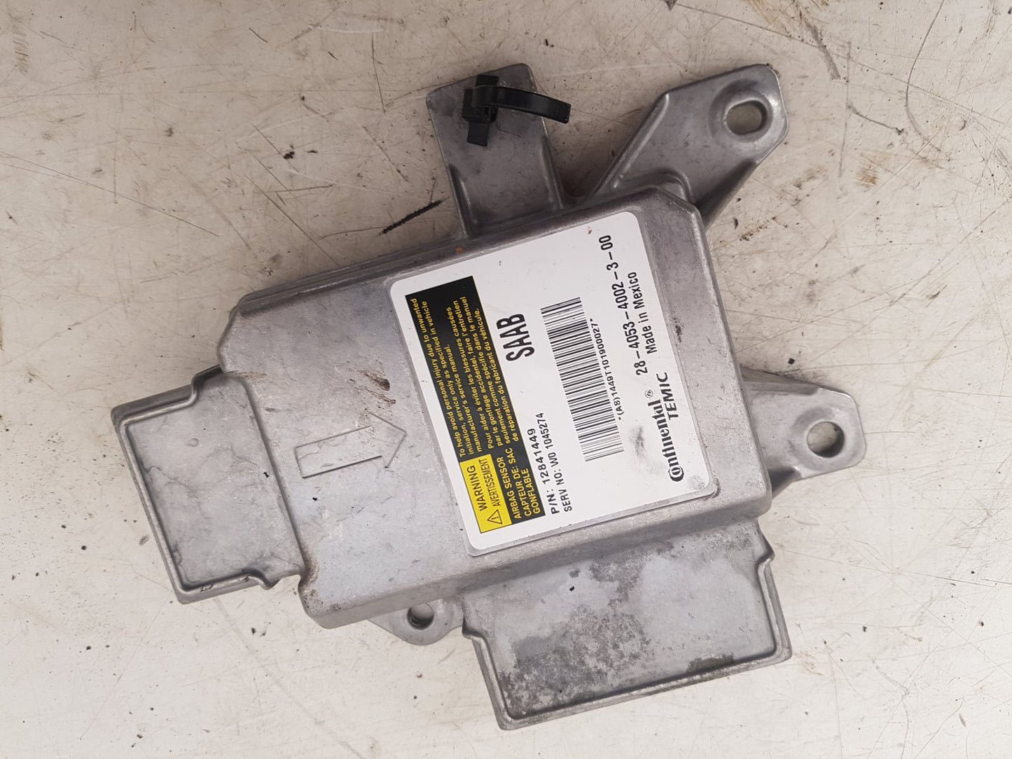 2010  9-3 Turbo Edition Tid E4 4 Dohc  Saloon Airbag Module 12841449