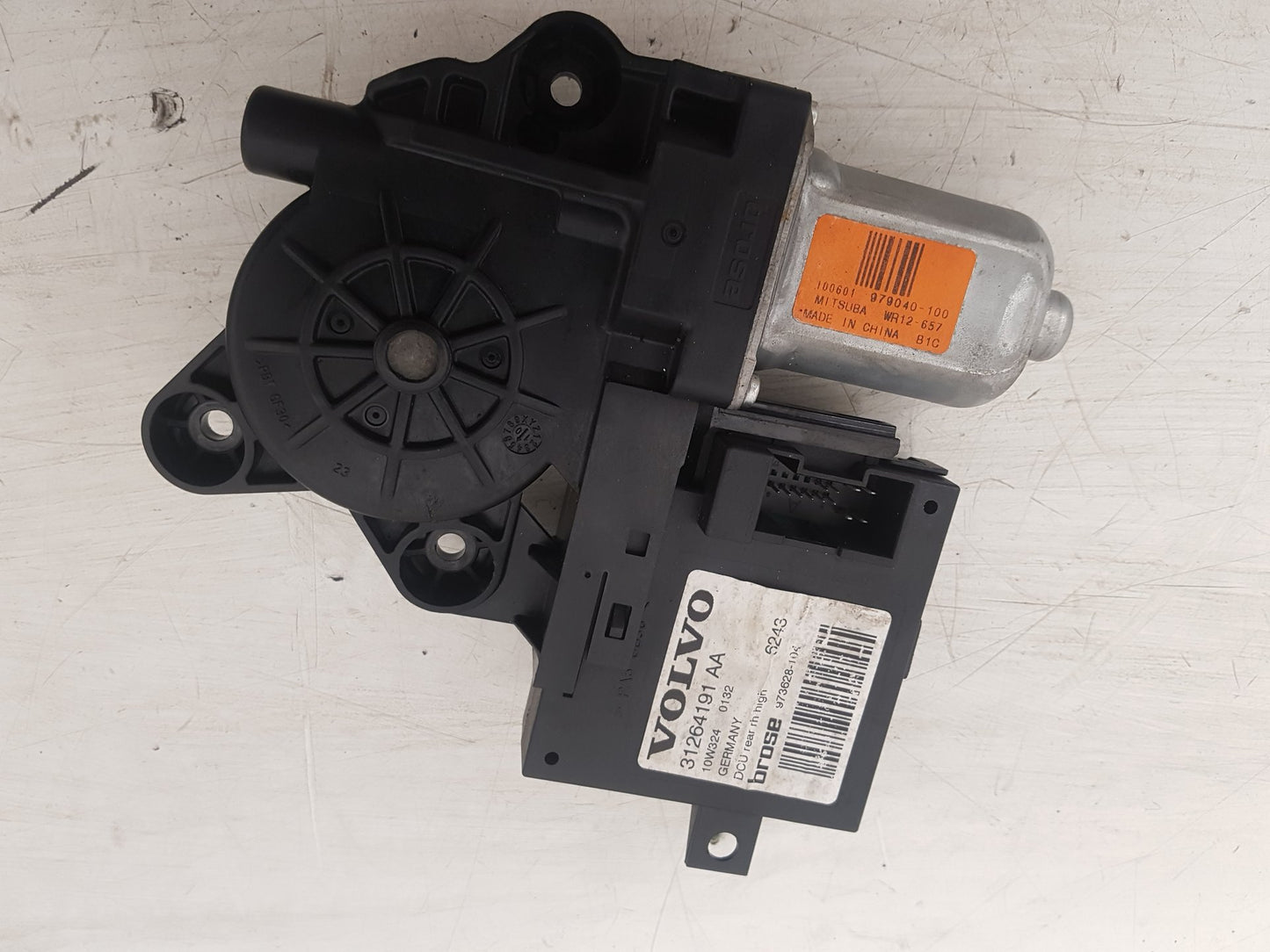 2005 - 2012 Volvo S40  Saloon WINDOW REG MOTOR (DRIVER SIDE REAR) 31264191AA