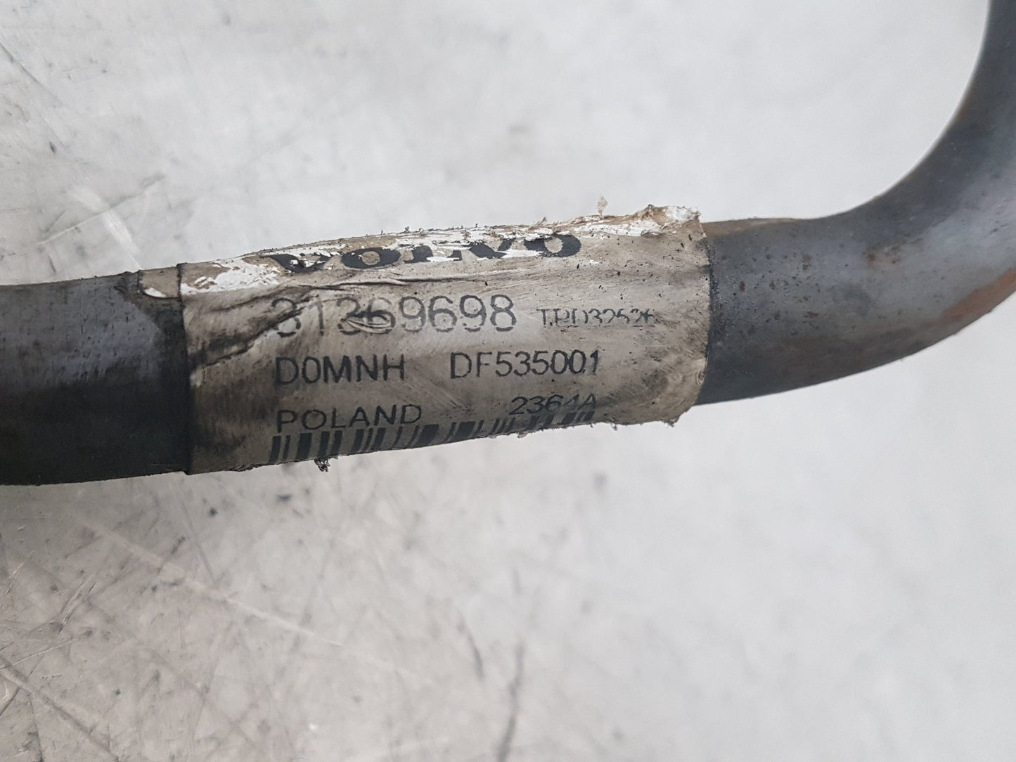 2011 - 2015 Volvo V60  Estate A/C Pipe  31369698