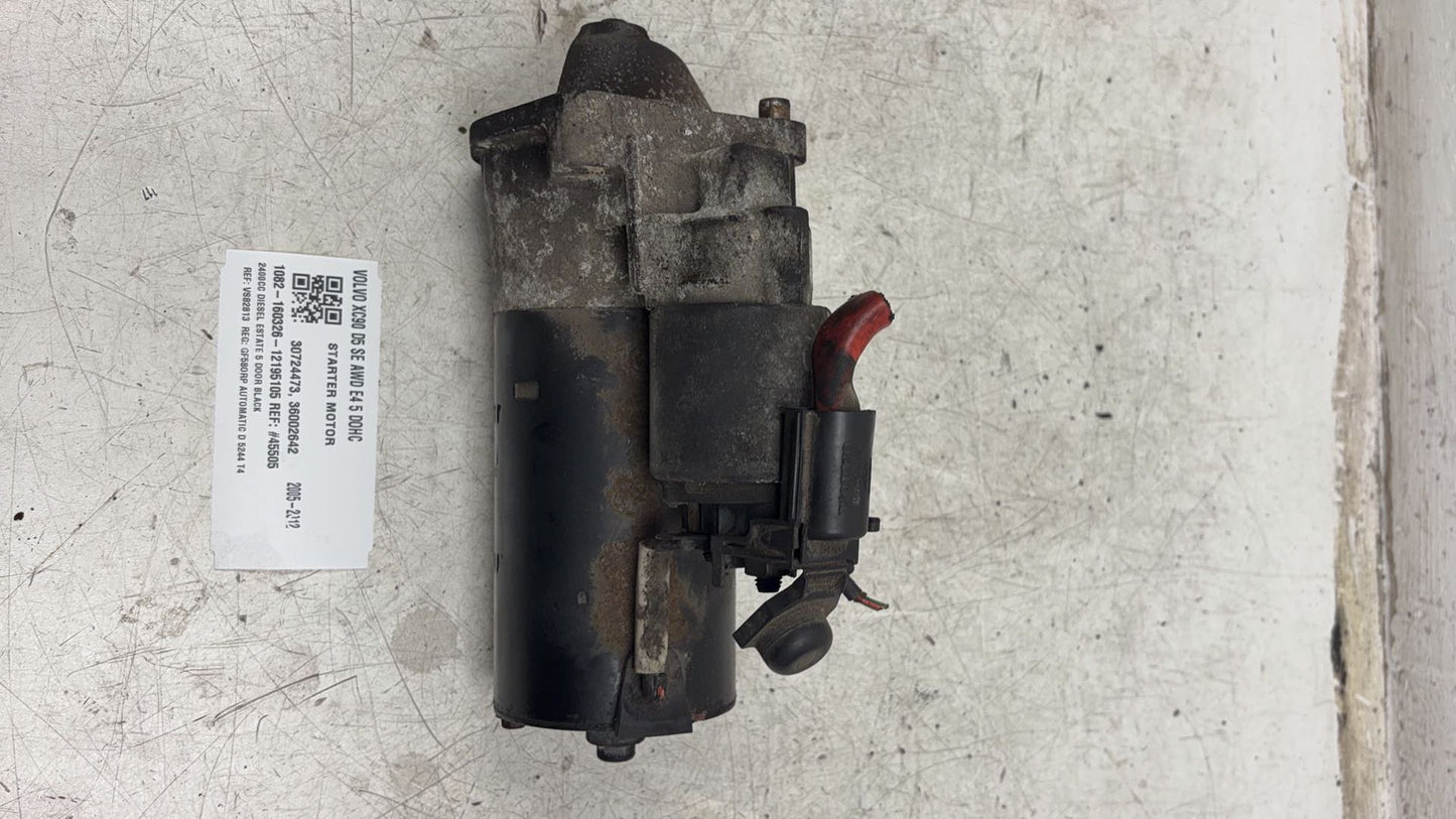 2005 - 2012  Xc90 D5 Se Awd E4 5 Dohc  Estate Starter Motor 30724473